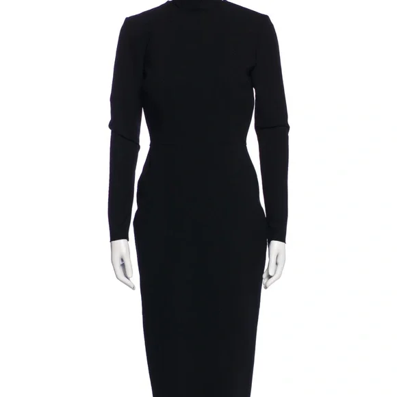 ALEX PERRY MASON-STRETCH TURTLENECK DRESS